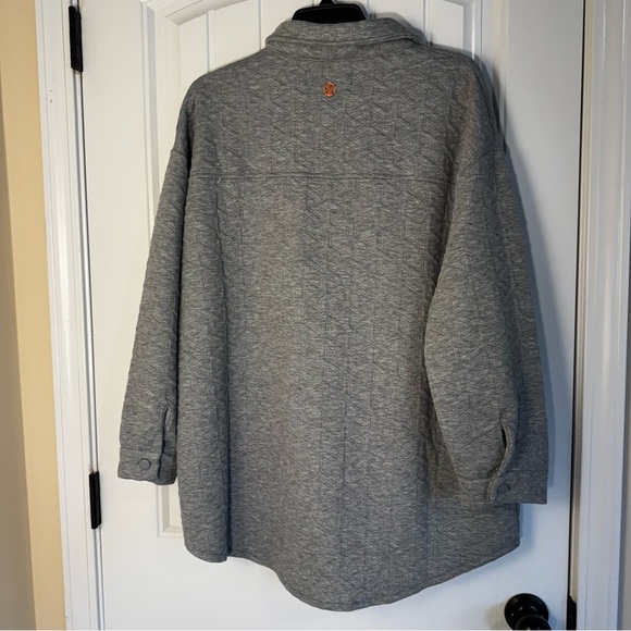 Simply Southern Gray Quilted Jacket NWT - Picture 8 of 9
